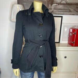 Self Esteem Black Fleece Coat Size S